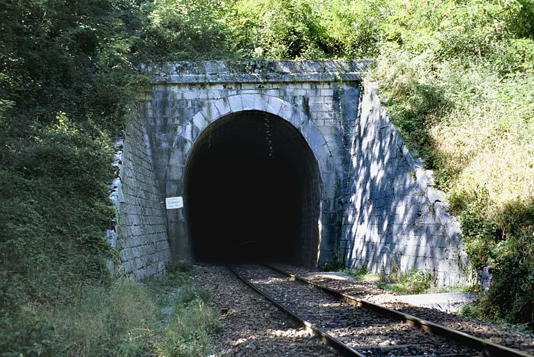 Tunnel d'Arbent 1 : tête côté La Cluse (sud-est).