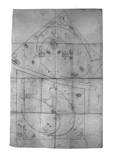 [Projet de transformation du terrain de l'observatoire en parc boisé : plan d'ensemble], 1903.