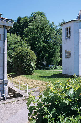 Partie nord : châtaignier vu depuis l'allée menant au pavillon de la méridienne.