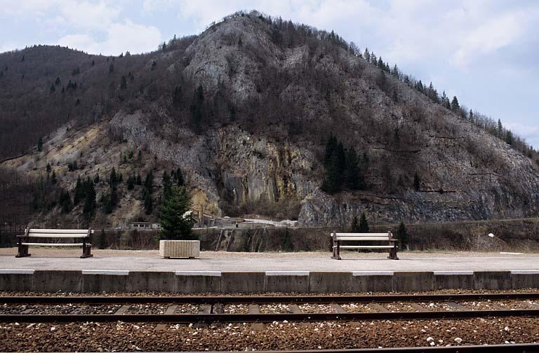 Le mobilier de la gare de Morez