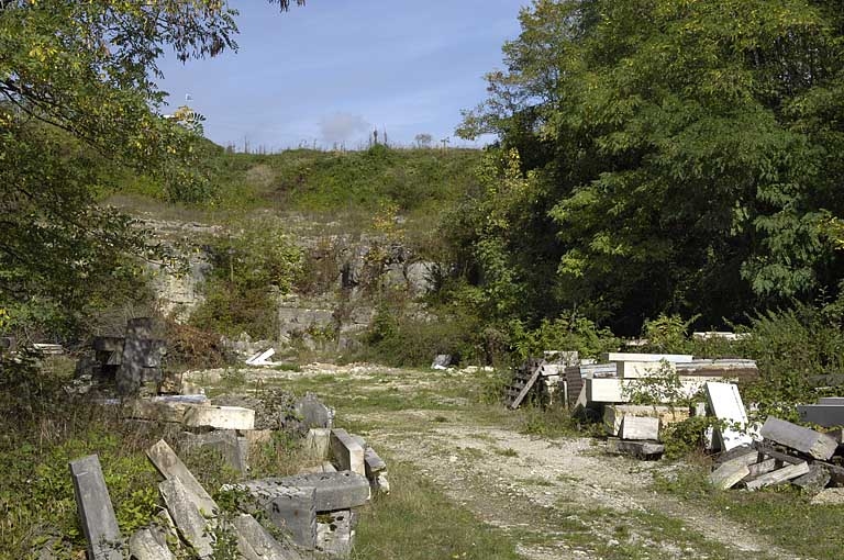 Vue d'ensemble du front de taille nord.