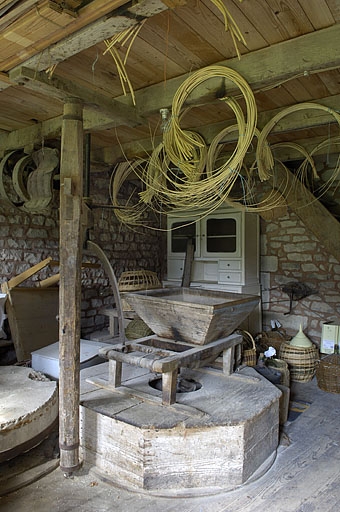 L'étage des meules.