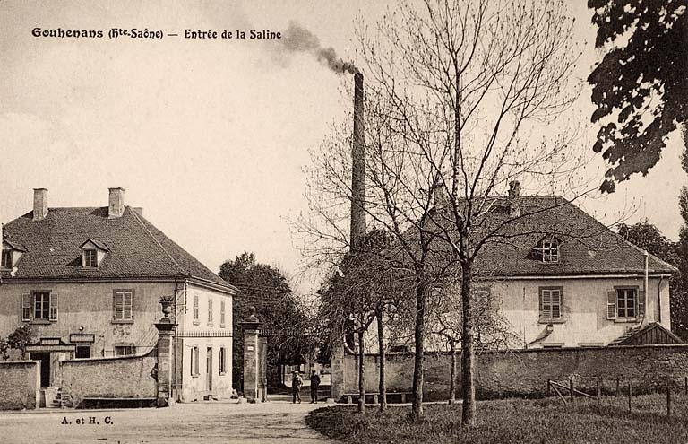 Gouhenans (Hte-Saône) - Entrée de la saline.