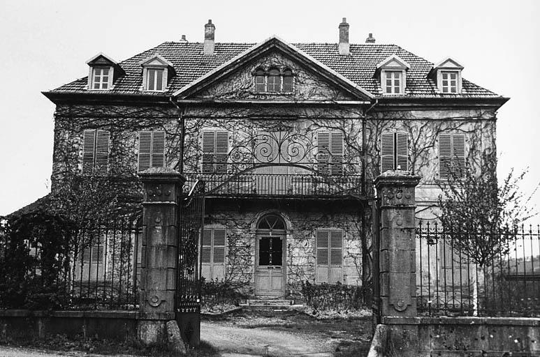 Maison de maître en 1977.