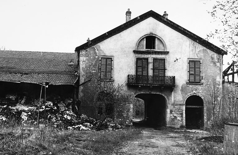 Bureau de la Régie en 1977. Façade postérieure.