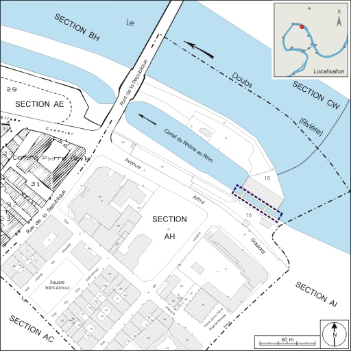 Écluse n° 50 de Saint-Paul (canal du Rhône au Rhin)