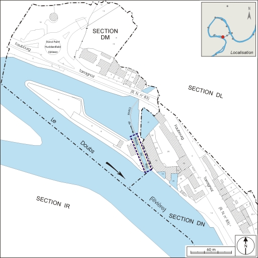 Écluse n° 51 de Tarragnoz (canal du Rhône au Rhin)