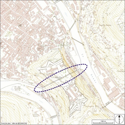 Site d'écluse n° 50 N de Tarragnoz (canal du Rhône au Rhin)