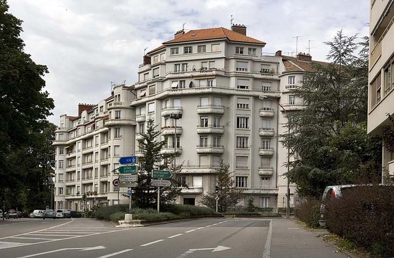 Vue d'ensemble depuis l'avenue Droz.