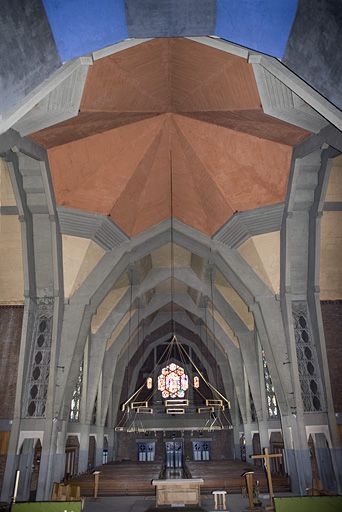 Plafond du transept.