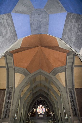 Plafond du transept.