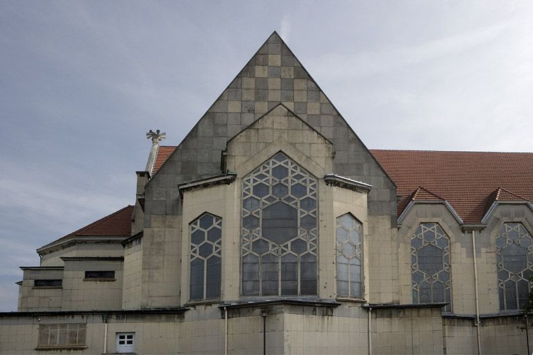 Chevet d'une chapelle.