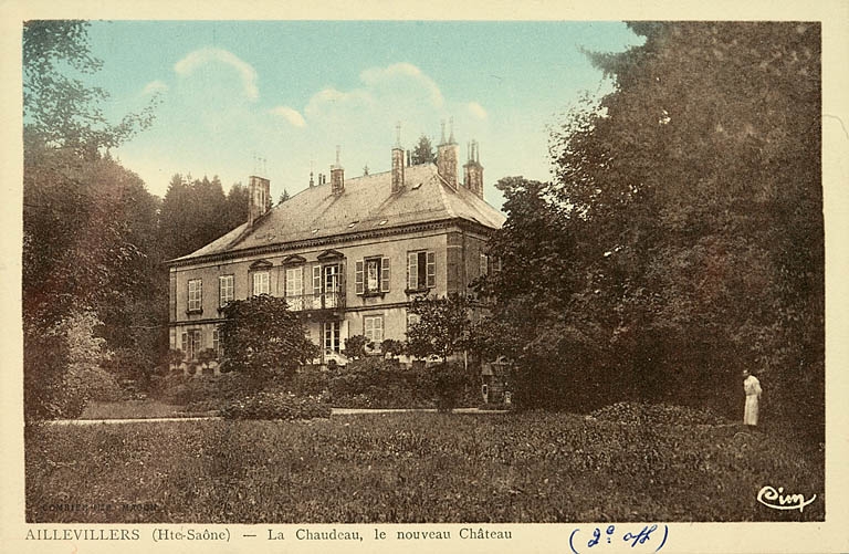 Aillevillers (Haute-Saône) - La Chaudeau, le nouveau Château.