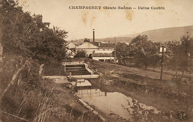 Champagney (Haute-Saône). Usine Corbin.