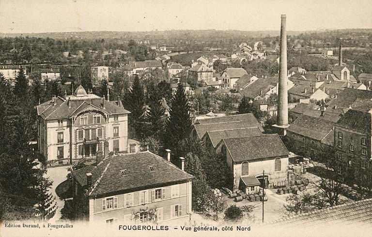 Fougerolles. Vue générale côté nord.