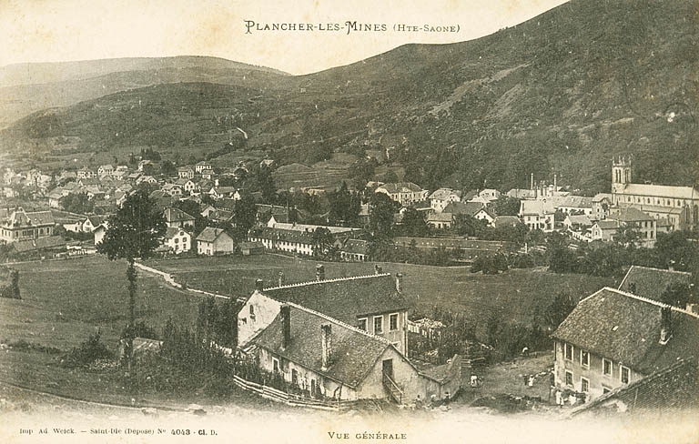 Plancher-les-Mines (Hte-Saône)- Vue générale.
