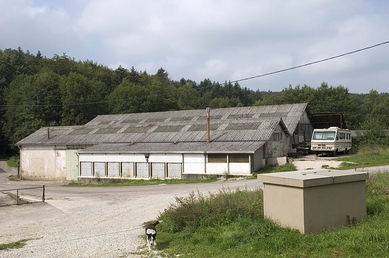 Emplacement de l'ancien atelier de forge.