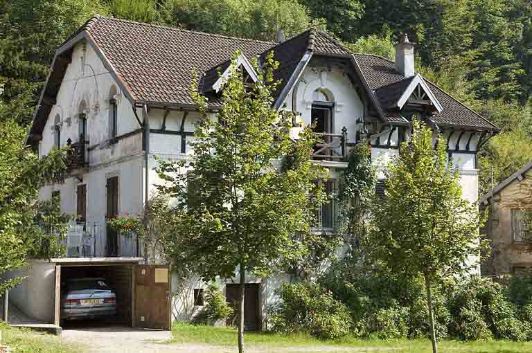 Logement du directeur. Façade postérieure.