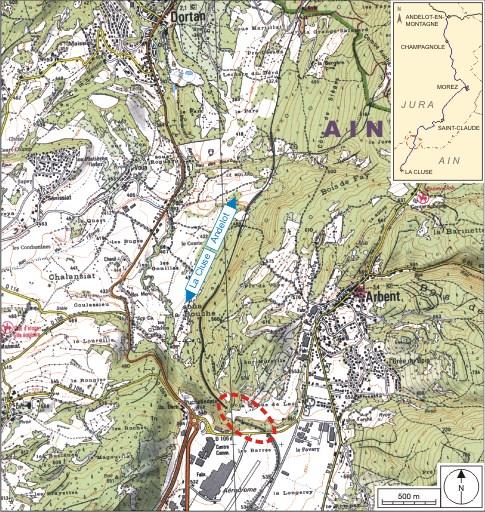 Carte et schéma de localisation.