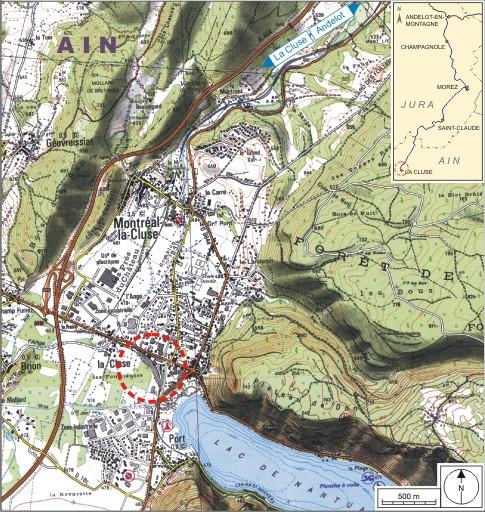 Carte et schéma de localisation.