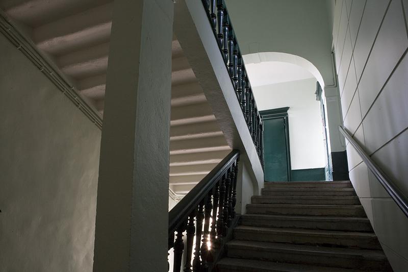 Intérieur : détail de l'escalier d'honneur.