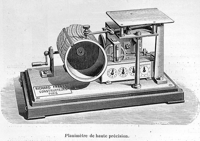 Planimètre de haute précision, 1901.