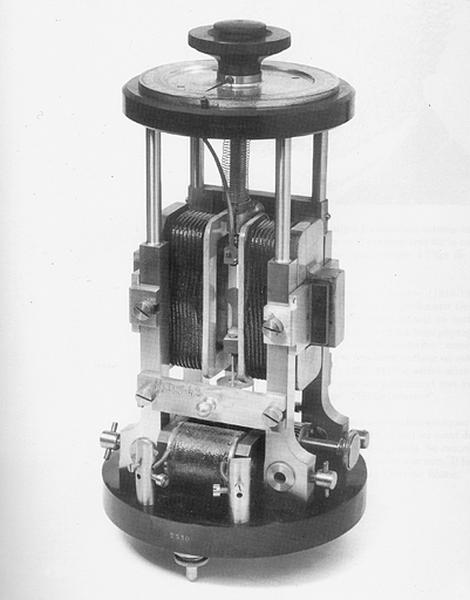 [Vue d'ensemble d'un électrodynamomètre réalisé par Labour et Blondel], 1997.