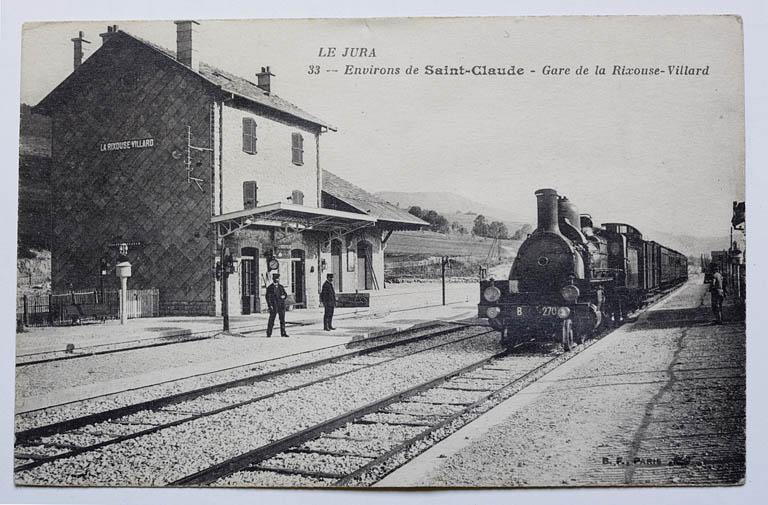 Environs de Saint-Claude - Gare de La Rixouse - Villard, 1ère moitié 20e siècle.