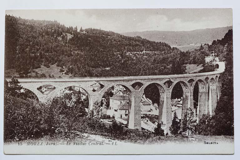 Morez (Jura). - Le Viaduc Central, 1er quart 20e siècle ?