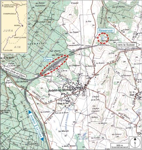 Carte et schéma de localisation.