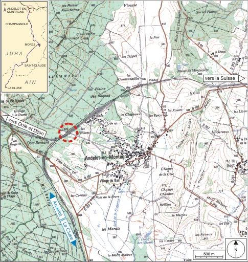 Carte et schéma de localisation.