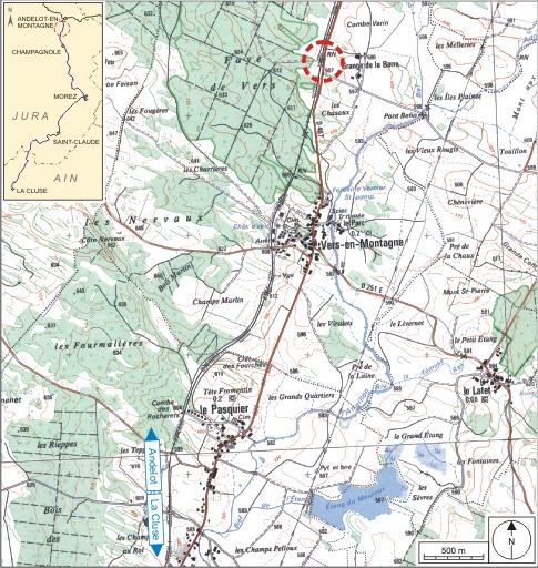 Carte et schéma de localisation.