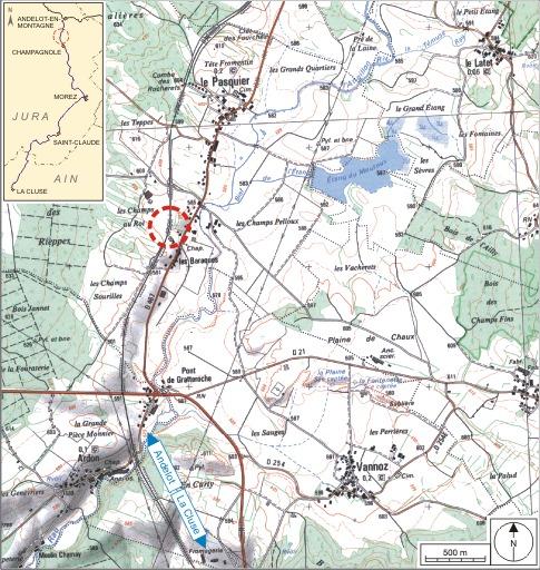 Carte et schéma de localisation.