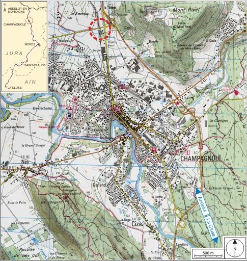 Carte et schéma de localisation.