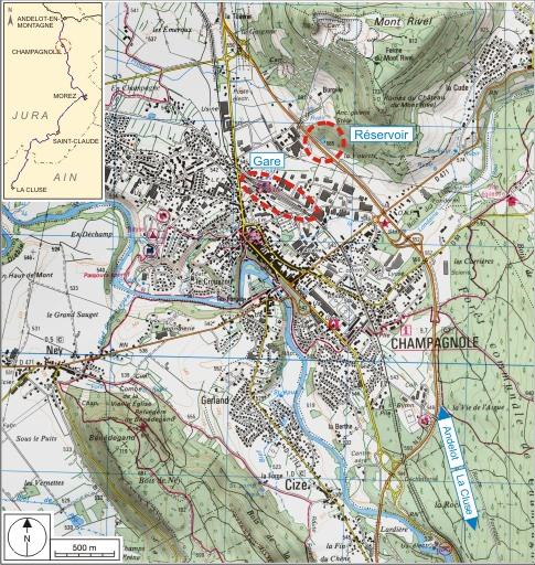 Carte et schéma de localisation.