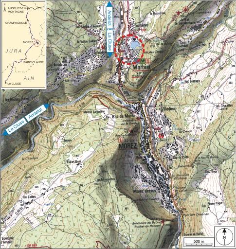 Carte et schéma de localisation.