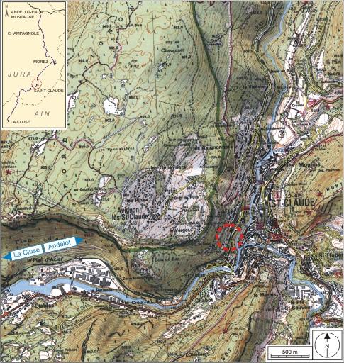 Carte et schéma de localisation.