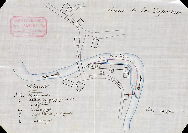 Plan, [1887 ?].