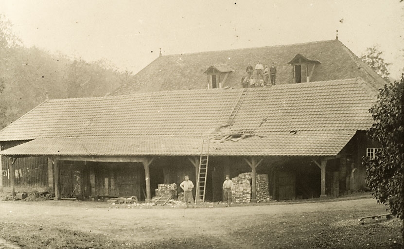 Atelier de forge (?).