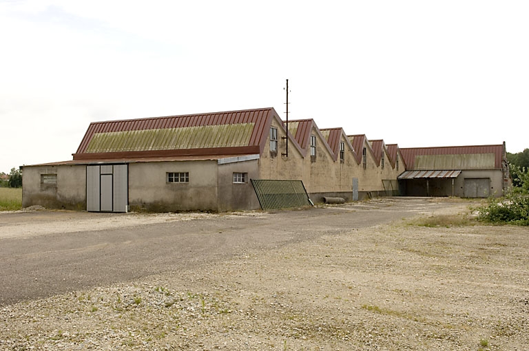 Atelier de fabrication (retorderie). Vue depuis le nord.