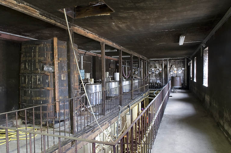 Etage de la cuverie (partie ouest).