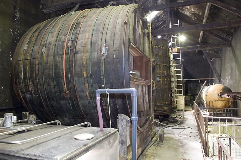 Etage de la cuverie. Foudres.