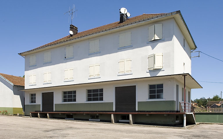 Extension nord de l'usine. Réception des matériaux et logements.