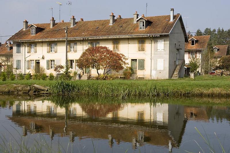 Maison C de la cité ouvrière, vue depuis le sud-est.