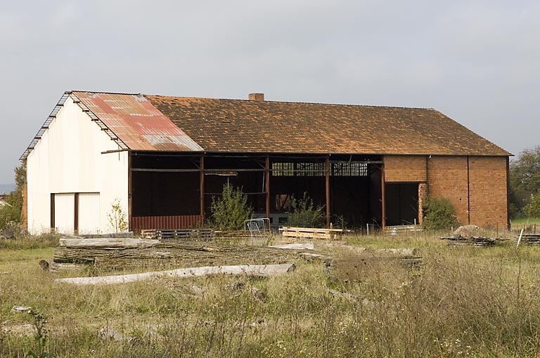 Atelier de fabrication depuis le sud-est.