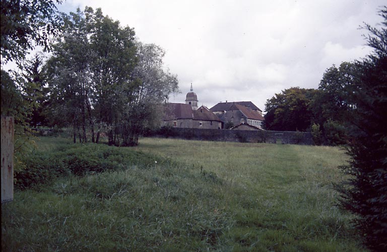 Vue du village depuis le parc.