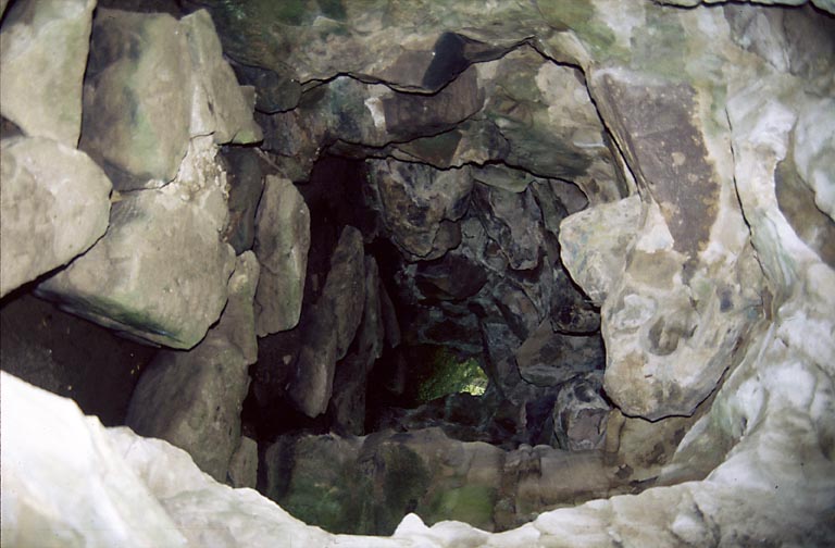 Intérieur de la grotte.
