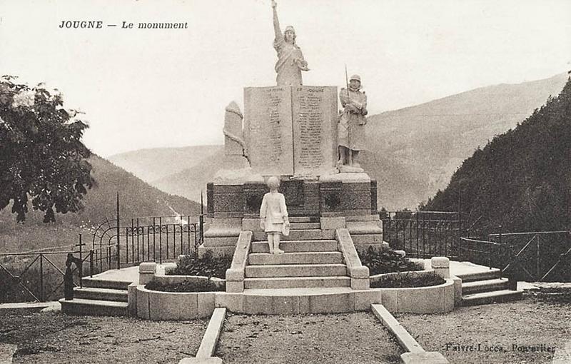 Jougne-Le monument.