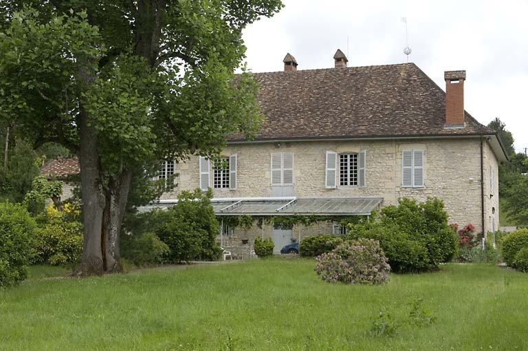 Façade antérieure du logement patronal.