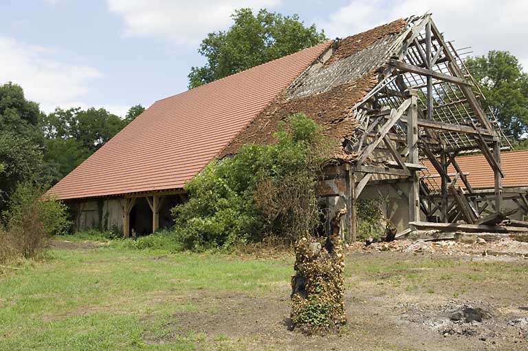 La halle à charbon vue depuis le sud.